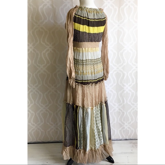 *LAST ONE* 70's Style Caroline Boho Gypsy Dress - Picture 5 of 8